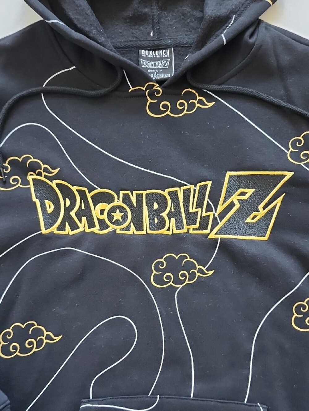 NWOT Dragon Ball Z Allover Cloud Print Hoodie BoxLunch Exclusive Small - Picture 4 of 8